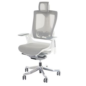 Fauteuil De Bureau Merryfair Wau 2 Chaise Pitovante Rembourrage Filet Ergonomique Blanc Gris Achat Prix Fnac