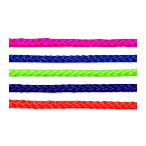 corde polypropylene et polyester tressée - ø 4 mm x 20 m - coloris assortis