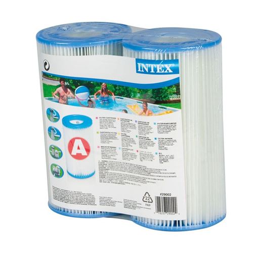 Lot de 2 cartouches de filtration type A - INTEX