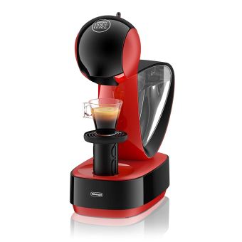 De Longhi infinissima edg260.r – Cafetière à capsules, Nestlé Dolce Gusto 15 bars de pression, réservoir d'eau amovible, plateau réglable à 3 hauteurs, couleur rouge