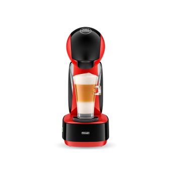 De Longhi infinissima edg260.r – Cafetière à capsules, Nestlé Dolce Gusto 15 bars de pression, réservoir d'eau amovible, plateau réglable à 3 hauteurs, couleur rouge