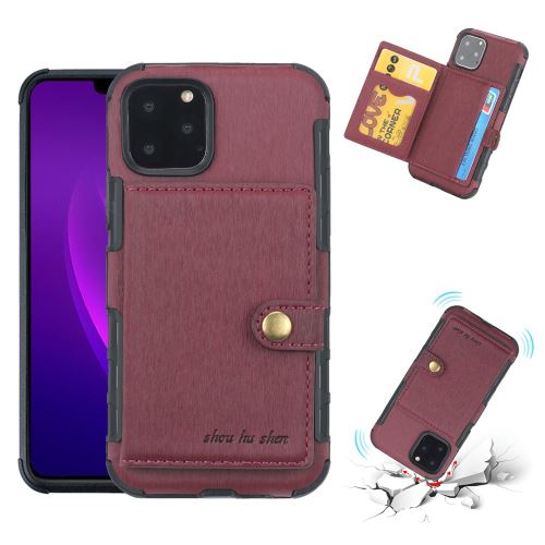 Coque de protection antichoc avec fente pour Apple iPhone 11 Pro 5.8 - Rouge