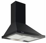 Brandt AD1006B - Hotte - hotte décorative - largeur : 60 cm - profondeur : 50 cm - evacuation & recyclage - noir