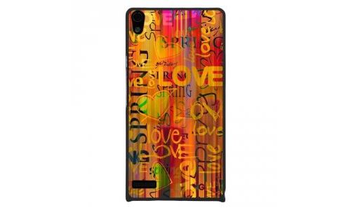 Coque rigide pour Huawei Ascend P6 avec impression Motifs Love Spring