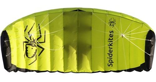 Spiderkites flyer à deux lignes Amigo DC 135 cm jaune