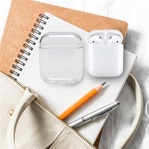 Casque de protection d'écouteur pour Apple AirPods pleine transparence -  Housse pour iPod - Achat & prix