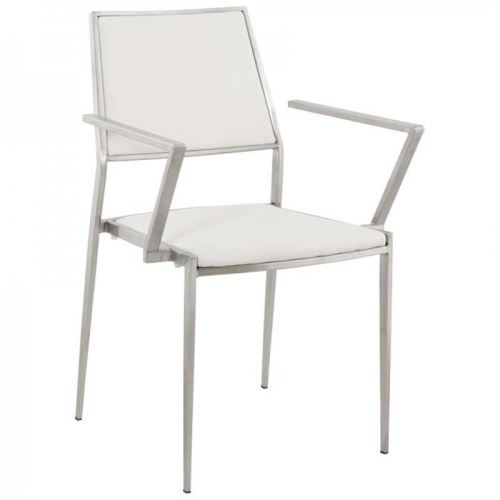 Paris prix - chaise design inox blanc