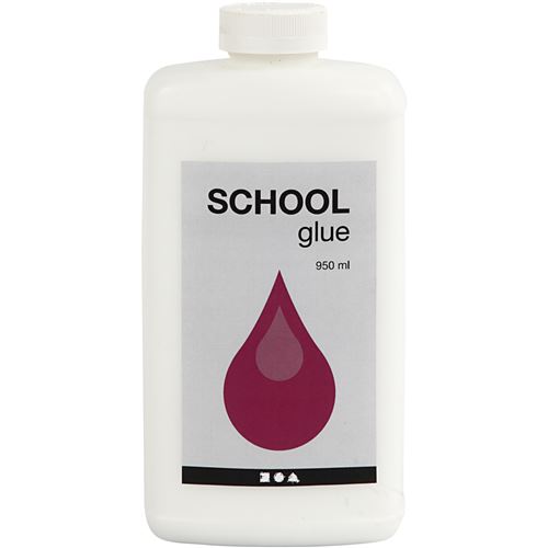 Creotime colle scolaire blanche 950 ml