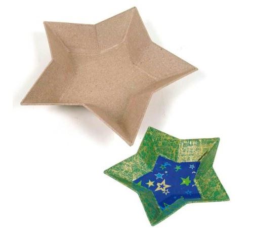 Vide poche étoile en carton 15 cm