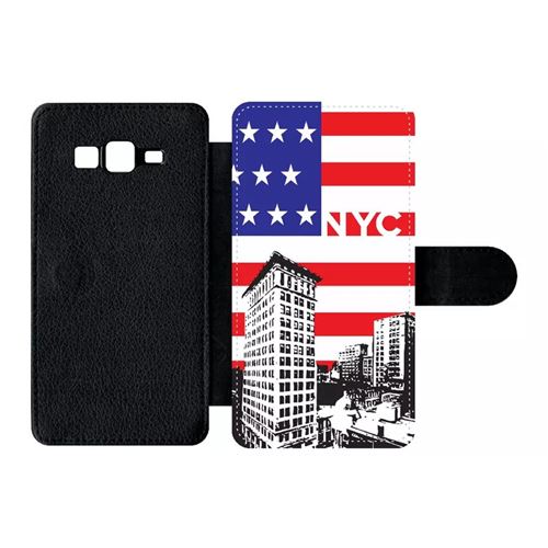 Etui À Rabat Samsung Galaxy Grand Prime G5306 New York City