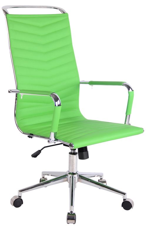 Chaise de Bureau Batley en Similicuir design et confortable - Couleur Vert