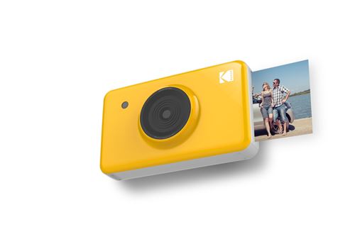 Kodak - Appareil photo numérique instantané Mini SHOT avec écran LCD et technologie brevetée 4PASS (jaune)