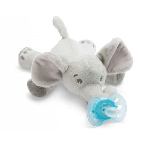 Doudou eléphant+ sucette 0-6 mois - philips avent