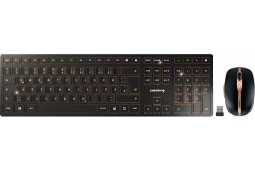 pack clavier & souris sans fil cherry dw 9000 slim