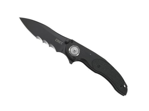 crkt - 5406k.cr - couteau crkt linchpin noir semi-dentee