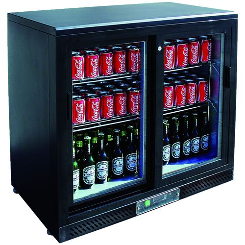 Arrière-bar 2 portes coulissantes 208 Litres
