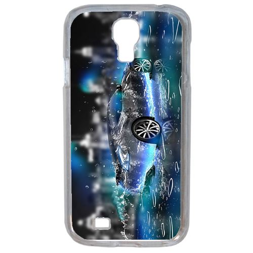 Coque Voiture Prototype 3d Tuning Eau Compatible Samsung Galaxy S4 Transparent
