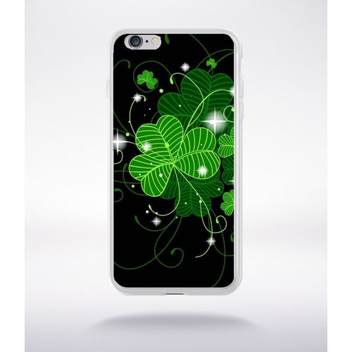 Coque Trefle Porte Bonheur Compatible Iphone 6 Plus Transparent