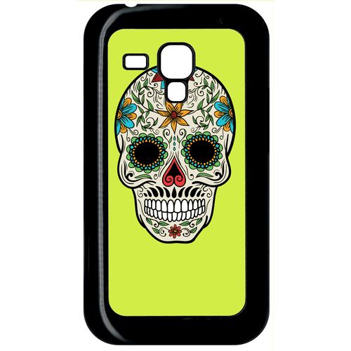 Coque Samsung Galaxy S Duos Crane Couleurs Fond Jaune