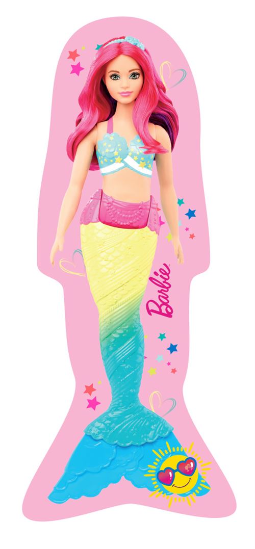 Barbie coussin barbie figure filles 40 cm polyester rose