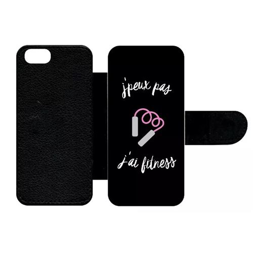 Etui À Rabat Apple Iphone 5s J Peux Pas J Ai Fitness