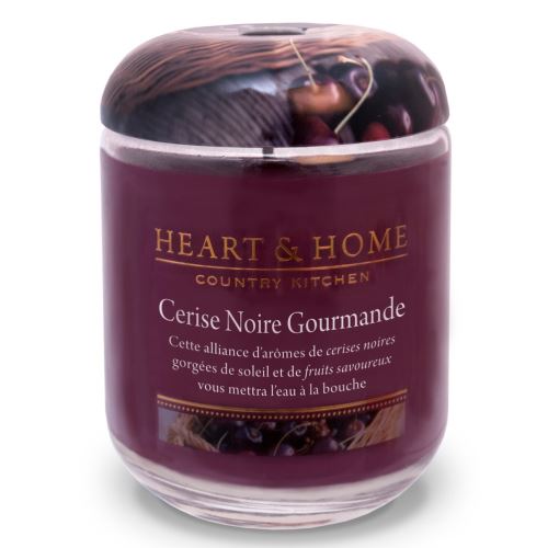 Grande Bougie à la cire de soja Cerise