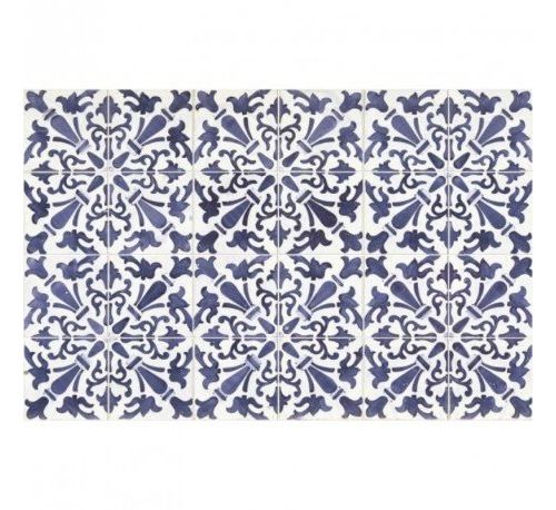 Tapis Carmen bleu, Mosaiko - Taille - 50 x 100 cm