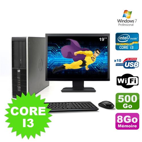 Acheter Pc hp compaq elite 8100 sff core i3-530 8go 500go dvd wifi w7 ecran 19' État correct - 249,00 € Pc hp compaq elite 8100 sff core i3-530 8go 500go dvd wifi w7 ecran 19' État correct - Hewlett-Packard reconditionné disponible sur Fnac