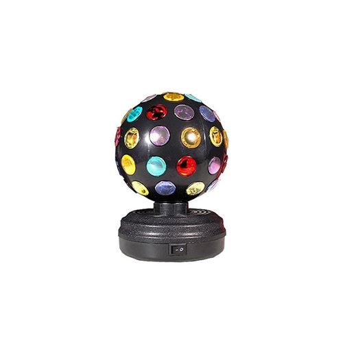 Lampe d'ambiance disco - Boule tournante pour soirées en lumière