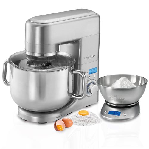ProfiCook PC-KM 1096 - robot pâtissier - 1500 Watt - inox/noir
