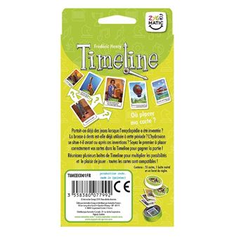 Jeu de cartes Asmodee Timeline Inventions