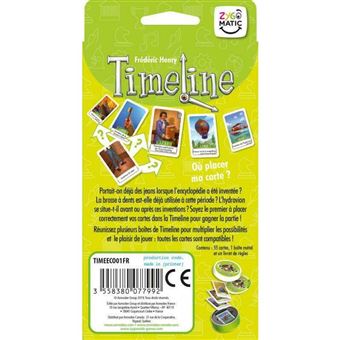 Jeu de cartes Asmodee Timeline Inventions