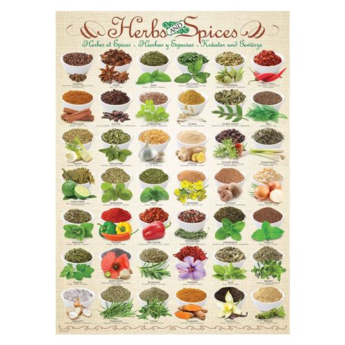 Puzzle Eurographics - Herbes Et Épices, 1000 Pièces