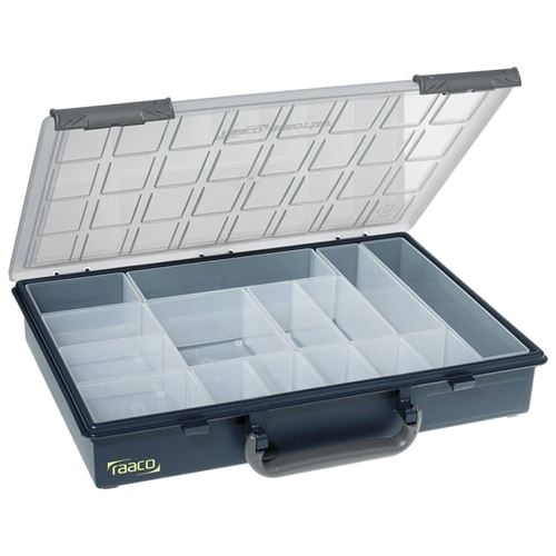 Bo&icirc;te &agrave; compartiments Assorter 55 4x8 avec 15 inserts Raaco 136211