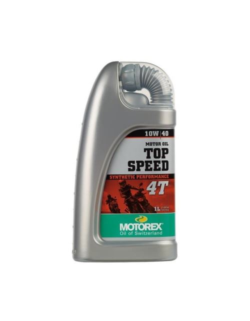Huile moteur MOTOREX Top Speed 4T 10W40 synthétique 1L