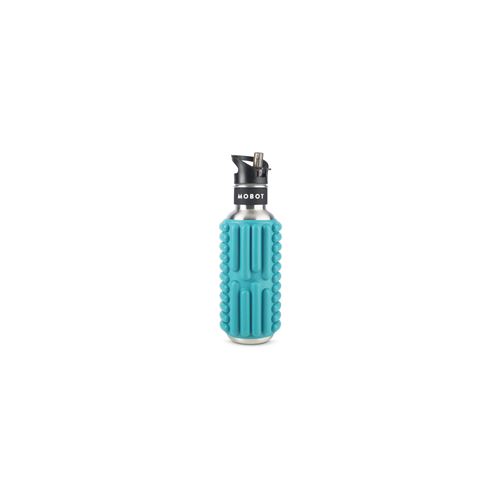 Bouteille de sport - Mobot - Fonction 2 en 1 rouleau de massage - Bleu clair