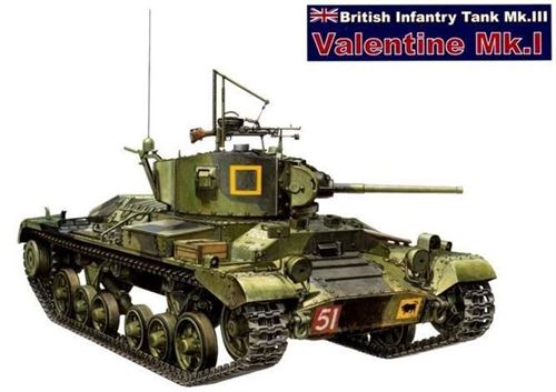 Valentine Mk 1 - 1:35e - Afv-club