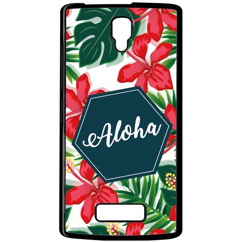 Coque Lenovo A2010 Aloha Tropical Fond Blanc