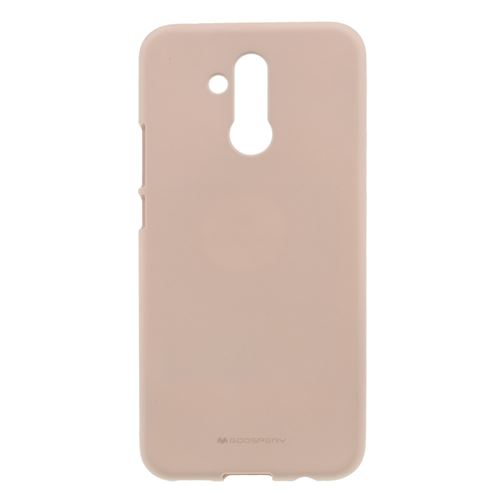 Coque en TPU anti-fingerprint matte beige pour votre Huawei Mate 20 Lite/Maimang 7