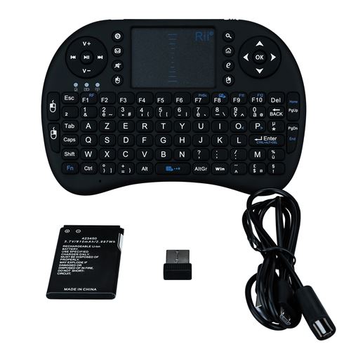 Mini clavier Bluetooth pour  Fire HD 8 Tablette Sans Fil AZERTY  Rechargeable (NOIR) - Clavier pour tablette - Achat & prix