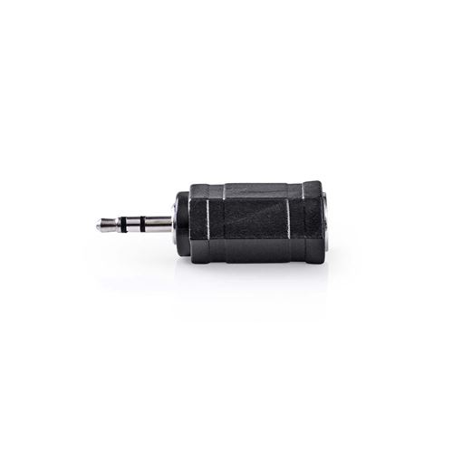 Adaptateur Audio Stéréo | 2,5 mm Mâle - 3,5 mm Femelle | 10 pièces | Noir