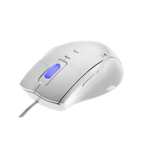 Qpad OM-75 PRO - souris - USB - blanc
