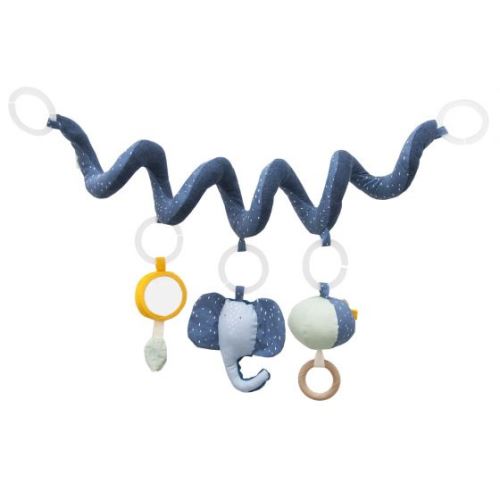 Trixie spirale d'activité Mme Éléphant 30 x 16 cm toile bleue