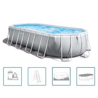 Intex Ensemble de piscine ovale 610x305x122 cm 26798GN - 1