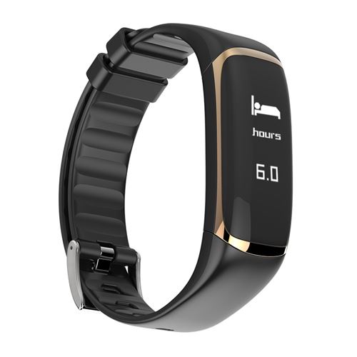 Bracelet connecté OHP P9 étanche+rythme cardiaque - d'or
