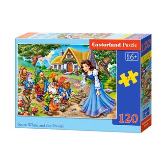 Castorland Jigsaw Snow white and the seven dwarfs - Snow white and the seven dwarfs 120 pièces - 1
