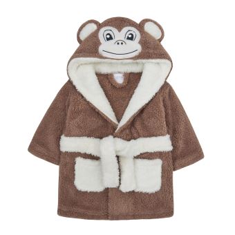 Robe De Chambre Pour Bebes Singe En Peluche Snuggle 18 24 Mois