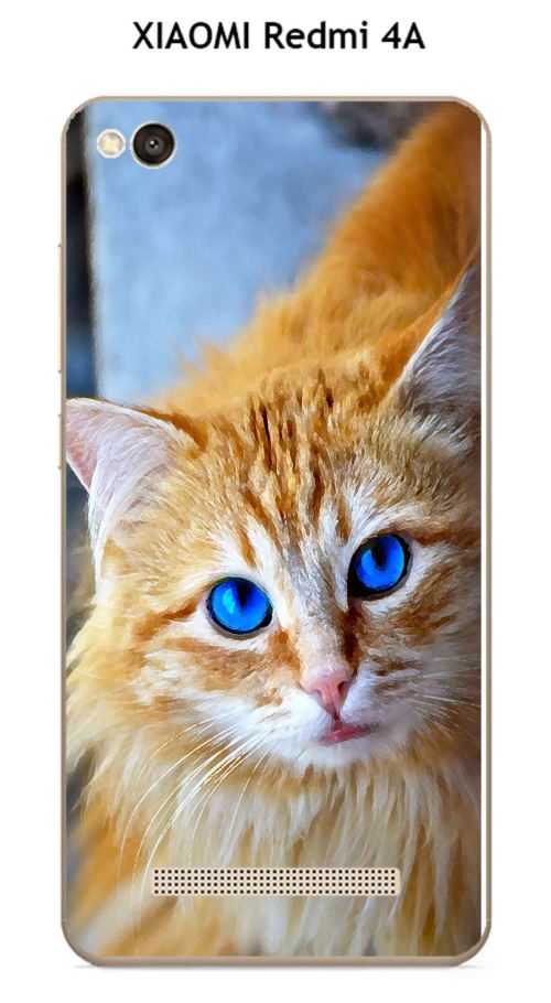 Coque XIAOMI Redmi 4A design Chat roux
