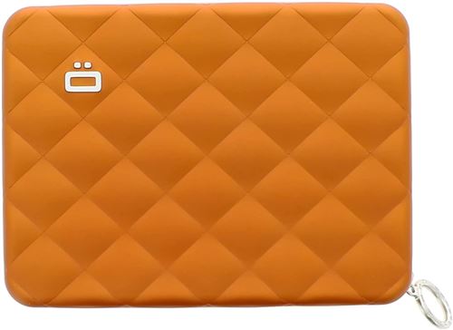 Ögon Designs portefeuille Passeport matelassé 14 cm orange
