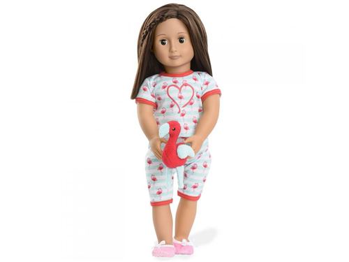 Our Generation Dolls Early Bird Flamingo Pajamas